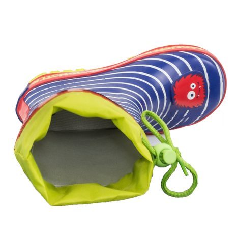 CHLAPECKÉ HOLÍNKY GUMOVÉ - POTISK MONSTER, PIDILIDI, PL0094-04, MODRÁ