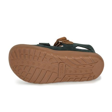 CHLAPČENSKÉ SANDÁLE BAREFOOT PADY BROWN, PROTETIKA, HNEDÉ