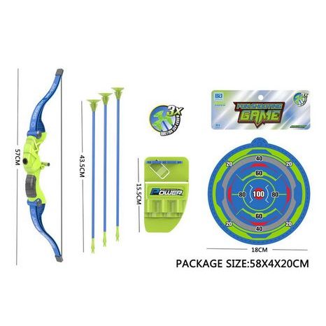 ARC CU SĂGEȚI ȘI ȚINTĂ - ALBASTRU, WIKY, W027839