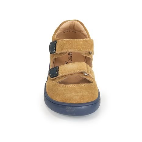 CHLAPČENSKÉ SANDÁLE BAREFOOT TERY BROWN, PROTETIKA, HNEDÁ