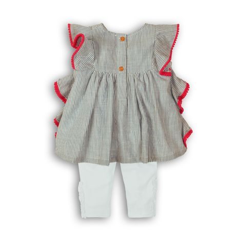 CSECSEMŐ SZETT LÁNYOKNAK - RUHA ÉS LEGGINGS, MINOTI, PARADE 1, KISLÁNY