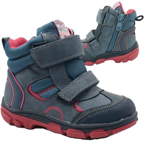 topánky detské zimné, Bugga, B00143-04, modrá 