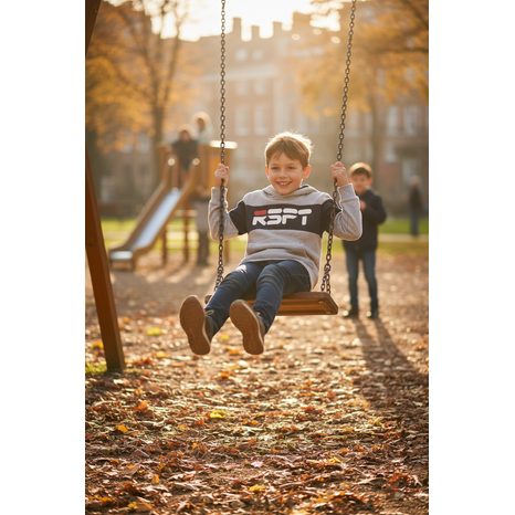 HANORAC CU GLUGĂ PENTRU BĂIEȚI, MINOTI, RSPT 1, GRI