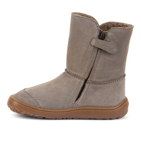 DĚTSKÉ ZIMNÍ BAREFOOT BOTY TEX SUEDE GRAY G3160250-3