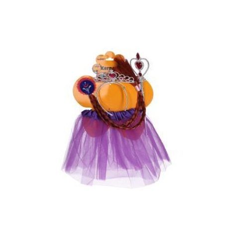 Karnevál készlet - hercegnő lila, Wiky, W026053 