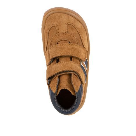 CHLAPČENSKÉ CELOROČNÉ ČLENKOVÉ BAREFOOT TOPÁNKY F-MOTION TEX COGNAC FRODDO G3110285-18