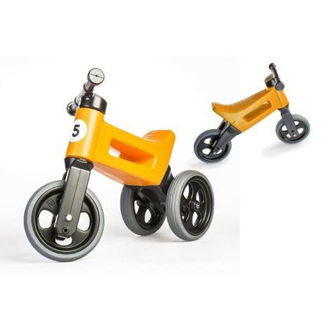 ODRÁŽEDLO FUNNY WHEELS NEW SPORT 2V1 ORANŽOVÉ, TEDDIES, W000042