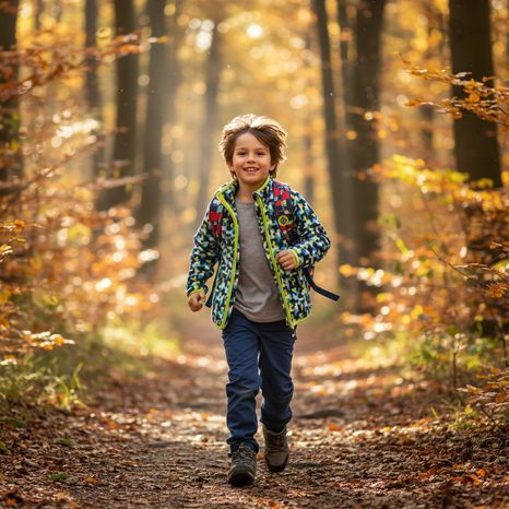 HANORAC FLEECE PENTRU BĂIEȚI, PIDILIDI, PD1116-04, ALBASTRU