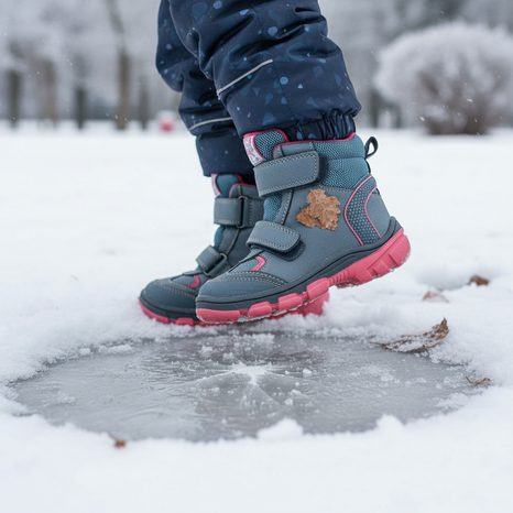 BOTY DĚTSKÉ ZIMNÍ, BUGGA, B00143-04, MODRÁ