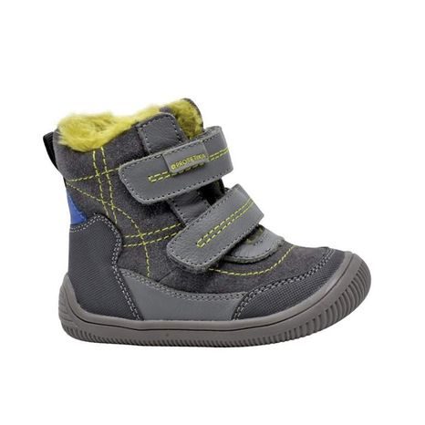 CHLAPECKÉ ZIMNÍ BOTY BAREFOOT RAMOS GREY, PROTETIKA, ŠEDÁ