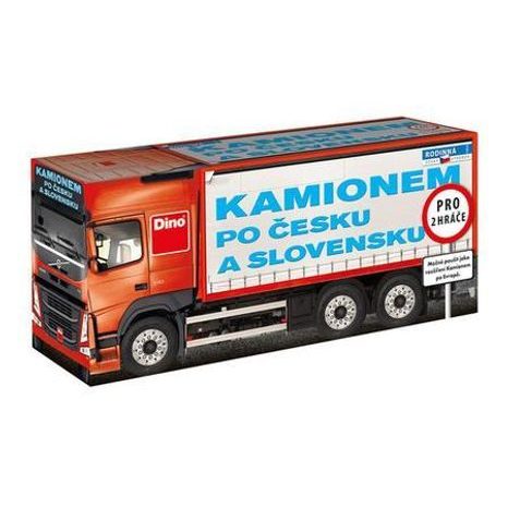 KAMIONEM PO ČESKU A SLOVENSKU RODINNÁ HRA, DINO HRY, W85736