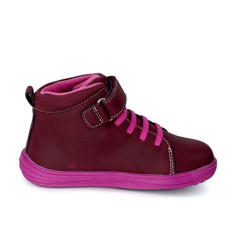 DÍVČÍ CELOROČNÍ BAREFOOT BOTY BUGGA KAMA BURGUNDY B00200-07