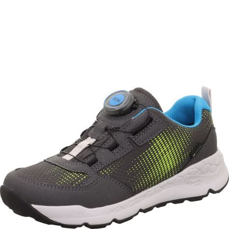Dětské celoroční boty FREE RIDE Gray/Light Green GTX BOA, Superfit 1-000569-2000 šedá