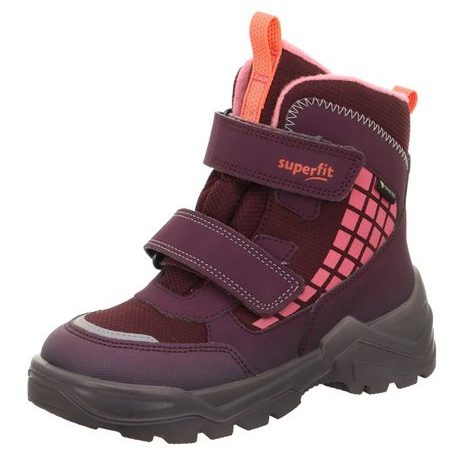 DÍVČÍ ZIMNÍ BOTY SNOW MAX RED/PINK GORE-TEX, SUPERFIT,1-002022-5000