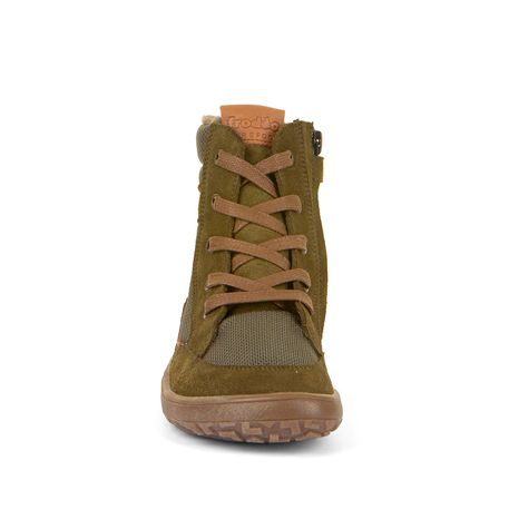 DĚTSKÉ ZIMNÍ BAREFOOT BOTY TEX WOOL GROW OLIVE, FRODDO, G3160234-3, OLIVOVÁ