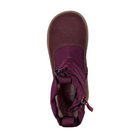 DÍVČÍ ZIMNÍ BAREFOOT BOTY S MEMBRÁNOU BUGGA RUBA FUCHSIA B00197-07