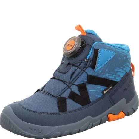 CHLAPECKÁ CELOROČNÍ OBUV  SUPERFIT BAREFIT TRACE GTX BLUE/TURQUOISE 1-006040-8000