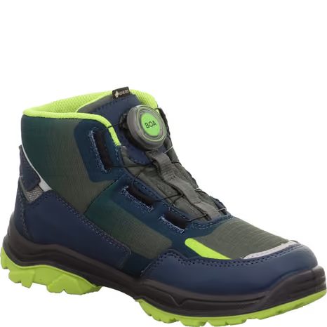 DETSKÉ CELOROČNÉ TOPÁNKY JUPITER GTX BLUE/LIGHT GREEN SUPERFIT 1-003079-8000