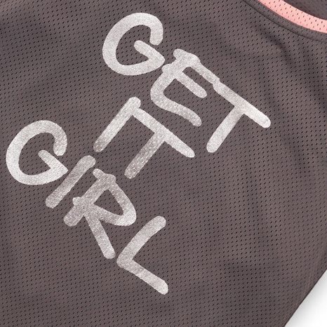 TANK TOP LÁNYOK SPORT, MINOTI, TELJESÍTMÉNY 7, SZÜRKE