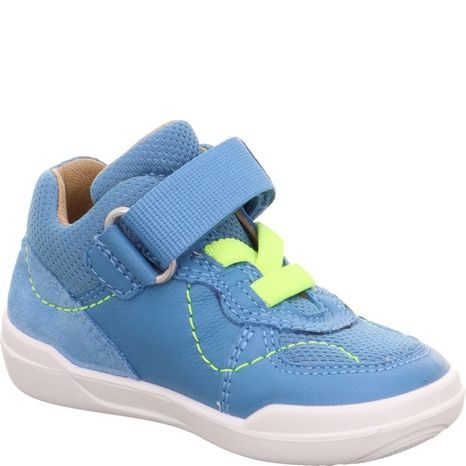 CHLAPČENSKÉ BAREFOOT TENISKY SUPERFREE LIGHT BLUE/YELLOW SUPERFIT 1-000529-8400