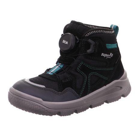 Ghete de iarnă pentru copii mars, închidere BOA GTX, Superfit, 1-009085-0000, negru