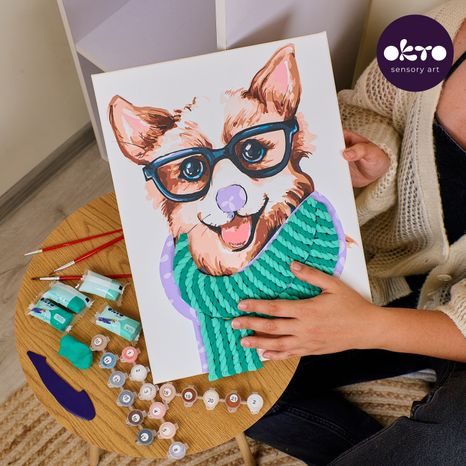 POROVNÁNÍ PLOCHÉHO PLÁTNA A VÝSLEDNÉHO 3D EFEKTU PO VYMODELOVÁNÍ