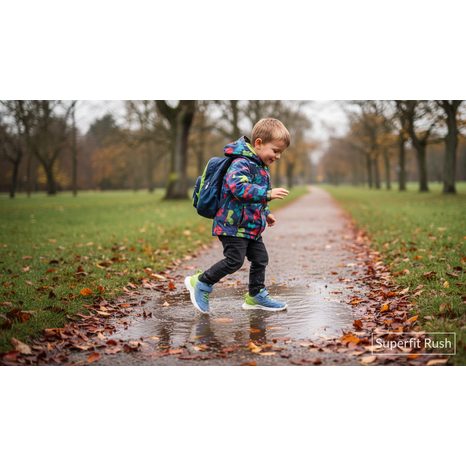 DĚTSKÉ CELOROČNÍ BOTY RUSH, SUPERFIT, 1-000211-8060, ZELENÁ