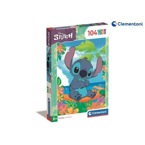 CLEMENTONI PUZZLE 104 DISNEY STITCH V KRABICI – ZÁBAVA PRO DĚTI