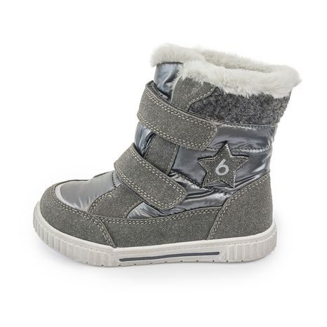 DĚTSKÉ ZIMNÍ BOTY S KOŽÍŠKEM POLARFOX, 2 SUCHÉ ZIPY, BUGGA, B00172-10, ČERNÁ