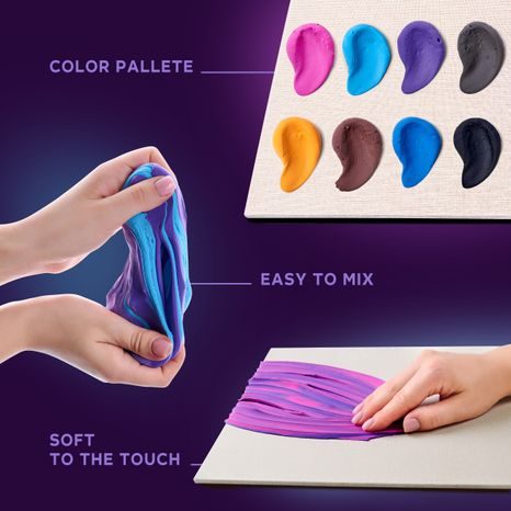 OKTO MALOVÁNÍ HMOTOU MOTIV "#OPERA HOUSE - SYDNEY" - DETAIL BAREV