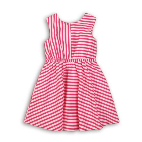 Šaty dievčenské bavlnené, Minoti, Funhouse 6, růžová 