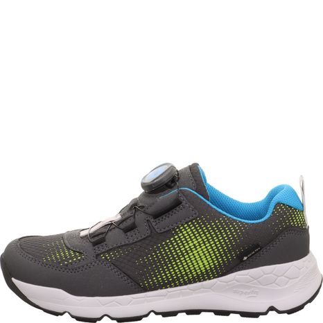 DĚTSKÉ CELOROČNÍ BOTY FREE RIDE GRAY/LIGHT GREEN GTX BOA, SUPERFIT 1-000569-2000 ŠEDÁ
