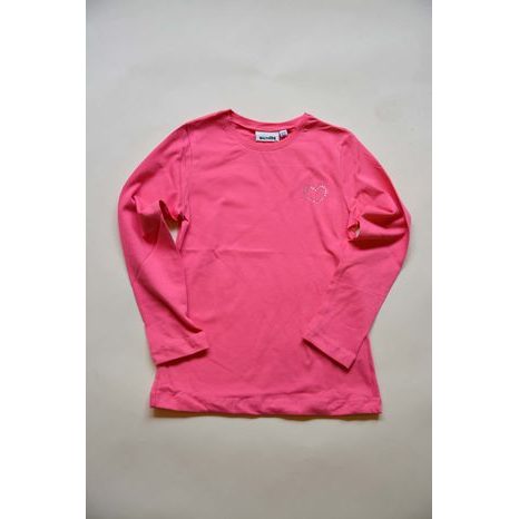 tričko dívčí s dlouhým rukávem, Wendee, ozfb102493-1, růžová
