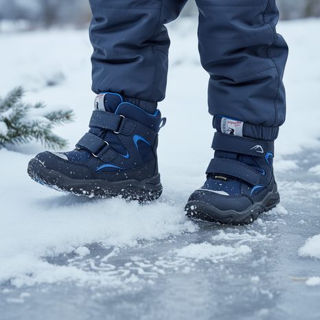 DĚTSKÉ ZIMNÍ BOTY GLACIER GTX, SUPERFIT, 1-009221-8020, MODRÁ