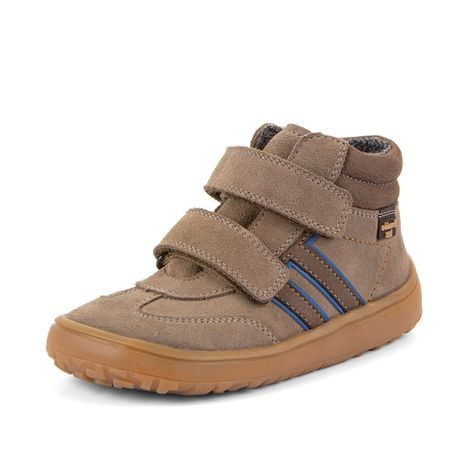 LÁNY EGÉSZ ÉVES BOKASZÁRÚ BAREFOOT CIPŐ F-MOTION TEX BEIGE FRODDO G3110285-6
