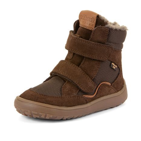 CHLAPECKÉ ZIMNÍ BAREFOOT BOTY TEX WINTER DARK BROWN FRODDO G3160247-17