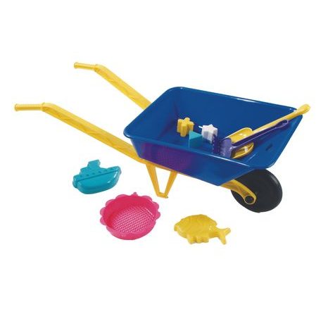KOLEČKO MODRÉ SE SADOU NA PÍSEK 70 CM, WIKY, W036440