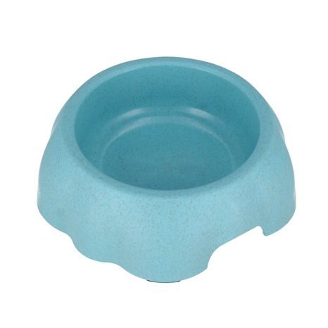 MODRÁ PLASTOVÁ MISKA NA KRMENÍ PRO PSY A KOČKY O PRŮMĚRU 17,5 CM