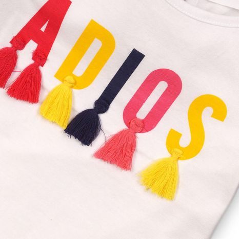 TRICOU PENTRU FETE CU MÂNECĂ SCURTĂ, MINOTI, MEXICO 3, ALB