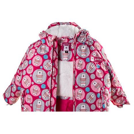 JACHETĂ DE IARNĂ CU BLANĂ, PIDILIDI, PD1035-03, ROZ