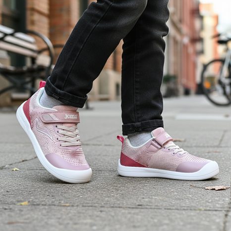 DIEVČENSKÉ BAREFOOT VYCHÁDZKOVÉ TOPÁNKY HORIZON JUNIOR LIGHT PINK JOMA BFHORJS2613V