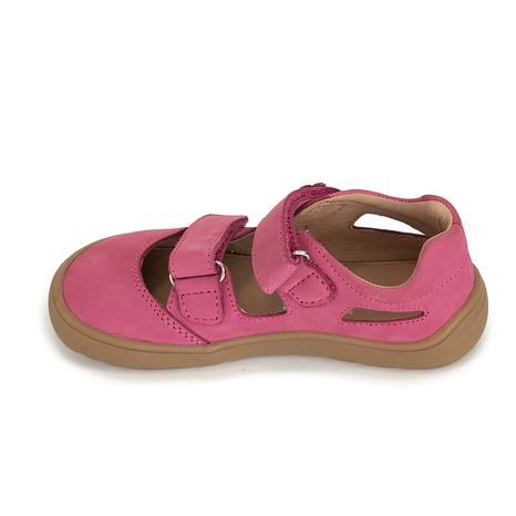 SANDALE PENTRU FETE BAREFOOT PADY KORAL, PROTETIKA, ROȘU