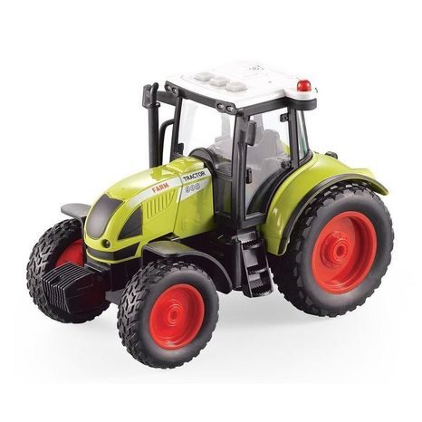 Plastový traktor na zotrvačník s efektmi, 111343