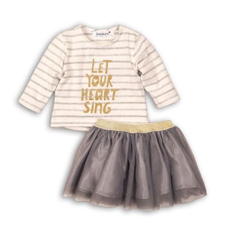 Set pentru fete, tricou și fustă TUTU, Minoti, SWAN 2, fată
