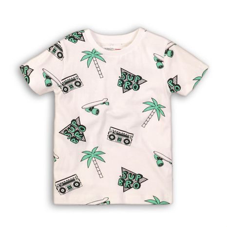 FIÚK SHIRT RÖVID UJJÚ, MINOTI, KB TSSHIRT 15, FEHÉR