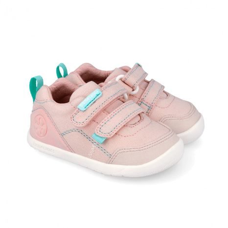 DIEVČENSKÉ BAREFOOT PLÁTENÉ TENISKY LONA BASICA ROSA BIOMECANISC 262190-E032