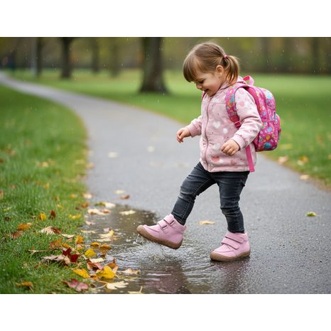 DÍVČÍ CELOROČNÍ OBUV SATURNUS, SUPERFIT,1-009348-5500, RŮŽOVÁ