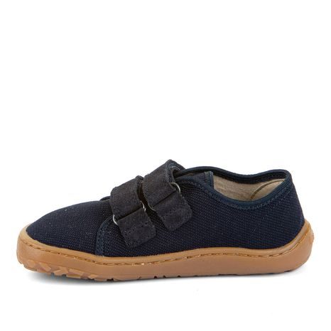 CHLAPČENSKÉ PLÁTENÉ BAREFOOT TENISKY CANVAS DARK BLUE FRODDO G1700440-2