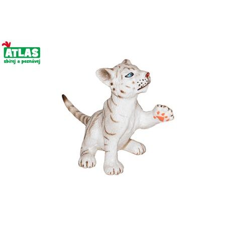 A - Figurin Tiger White Cub 6cm, Atlas, W101810