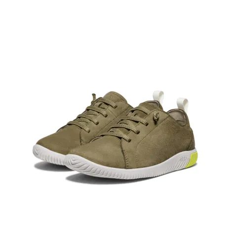 DĚTSKÉ TENISKY BAREFOOT KOMPROMIS KEEN KNX LACE YOUTH MARTINI OLIVE/EVENING PRIMROSE